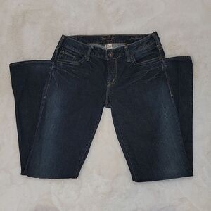 Silver Western Glove Works Aiko Bootcut Jeans Size 30